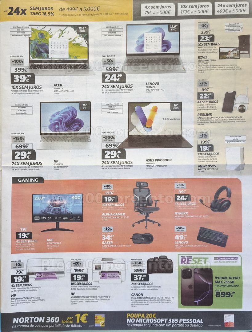 Antevisão Folheto RADIO POPULAR Promoções até 14 julho