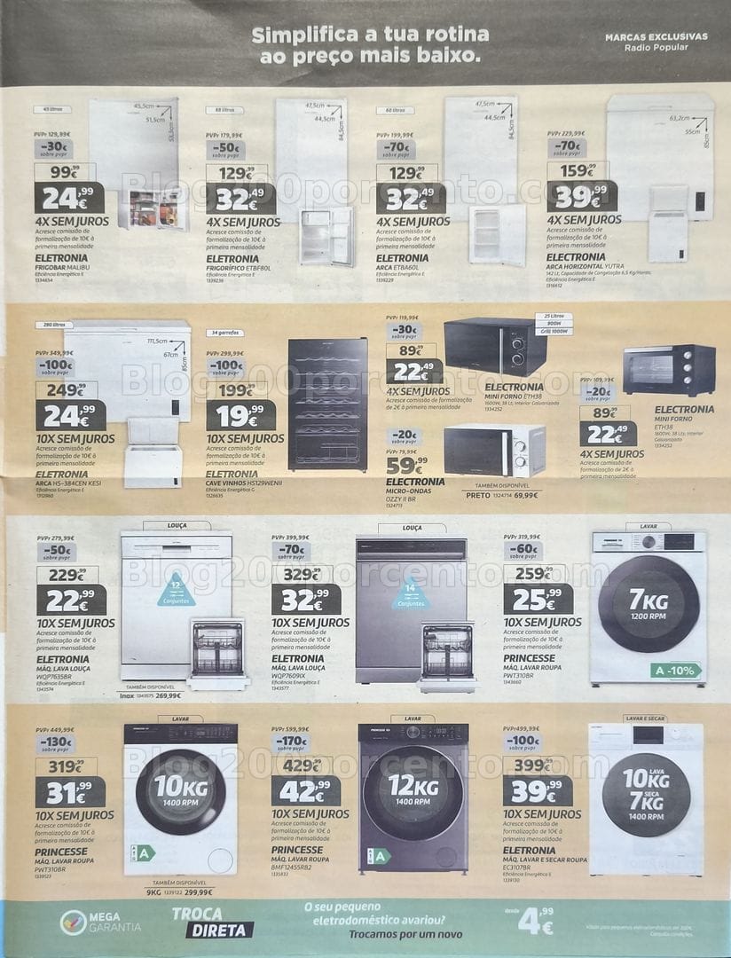 Antevisão Folheto RADIO POPULAR Promoções até 14 julho