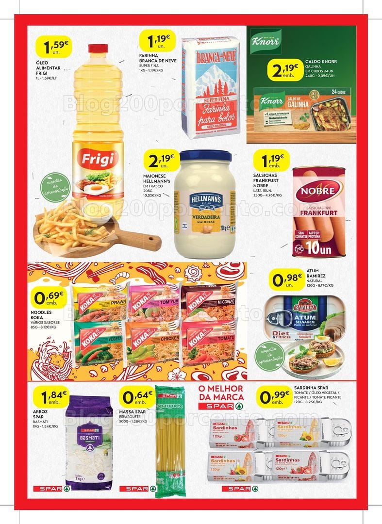 Antevisão Folheto SPAR Promoções de 7 a 19 julho