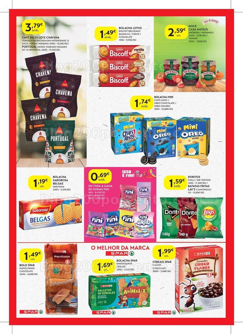 Antevisão Folheto SPAR Promoções de 7 a 19 julho