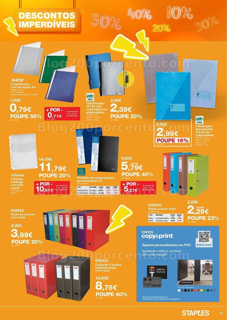 Antevisão Folheto STAPES Promoções de 9 a 30 julho