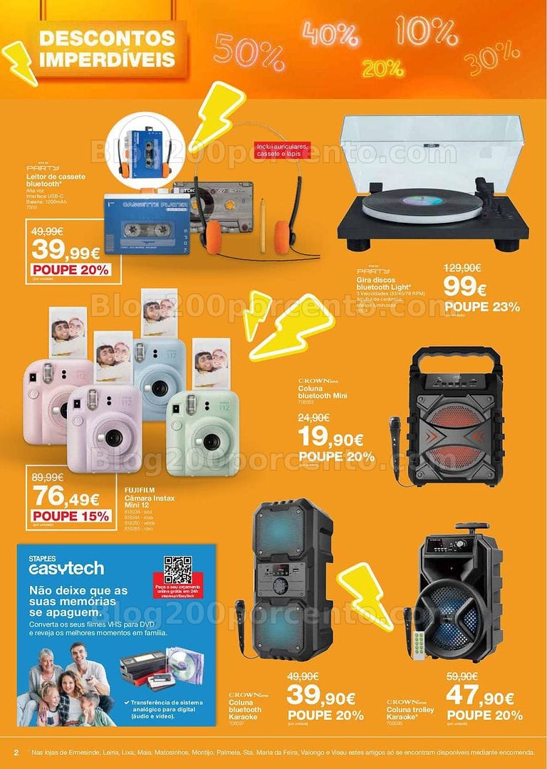 Antevisão Folheto STAPES Promoções de 9 a 30 julho