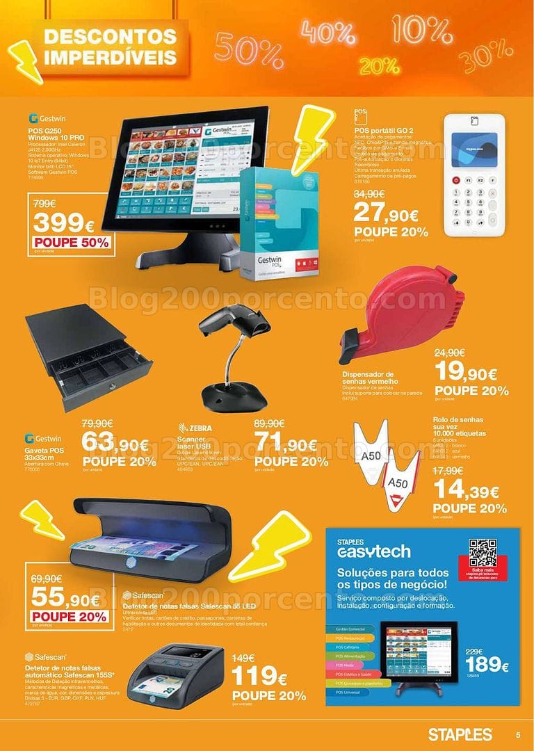 Antevisão Folheto STAPES Promoções de 9 a 30 julho