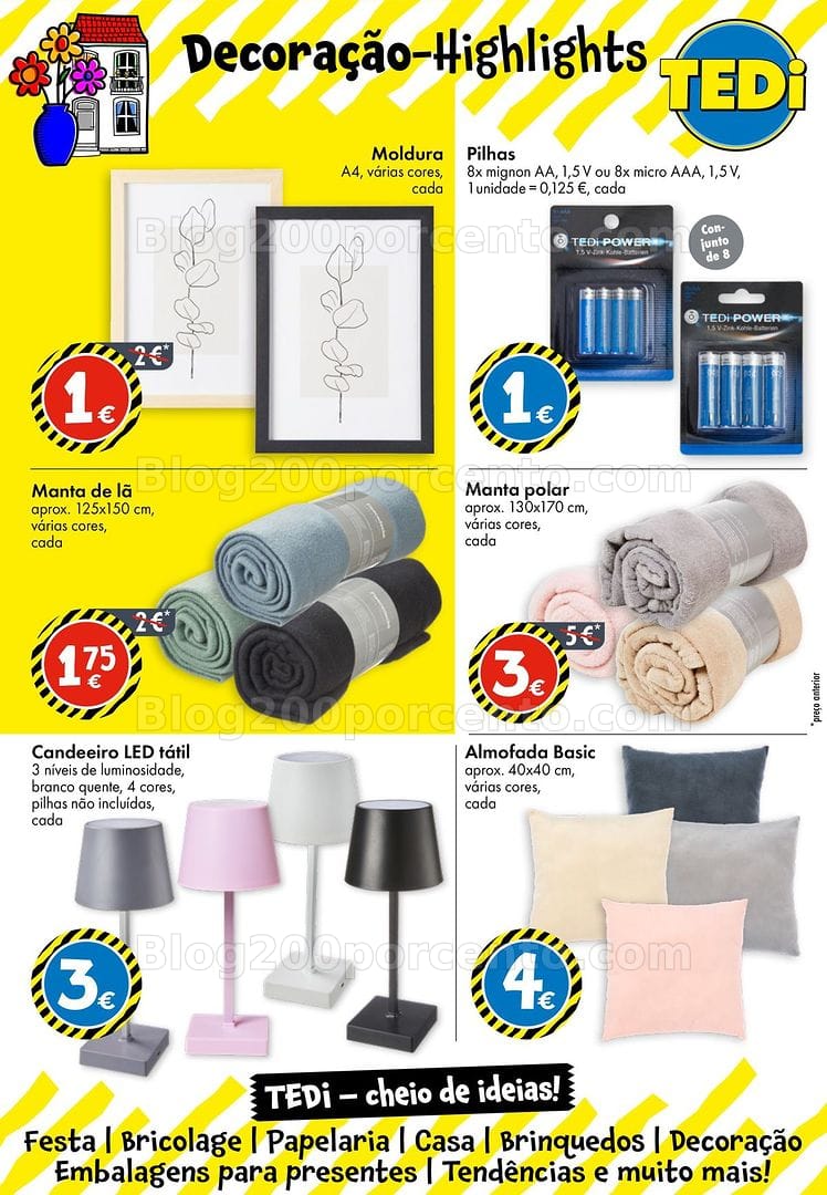 Antevisão Folheto TEDI Promoções de 31 julho a 7 agosto