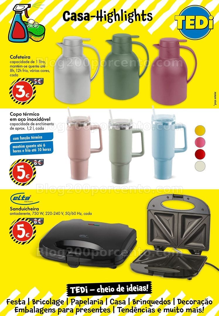 Antevisão Folheto TEDI Promoções de 31 julho a 7 agosto