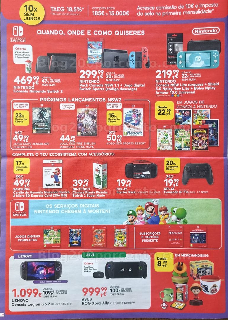 Antevisão Folheto WORTEN Promoções de 1 a 13 julho