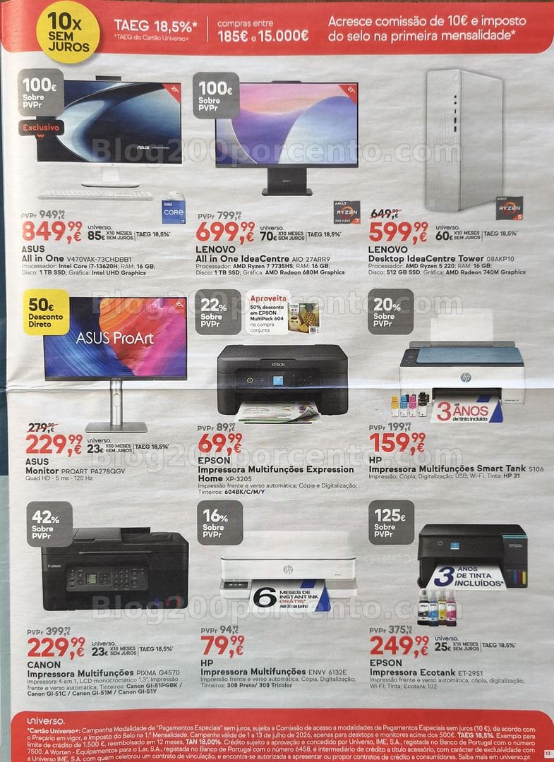 Antevisão Folheto WORTEN Promoções de 1 a 13 julho
