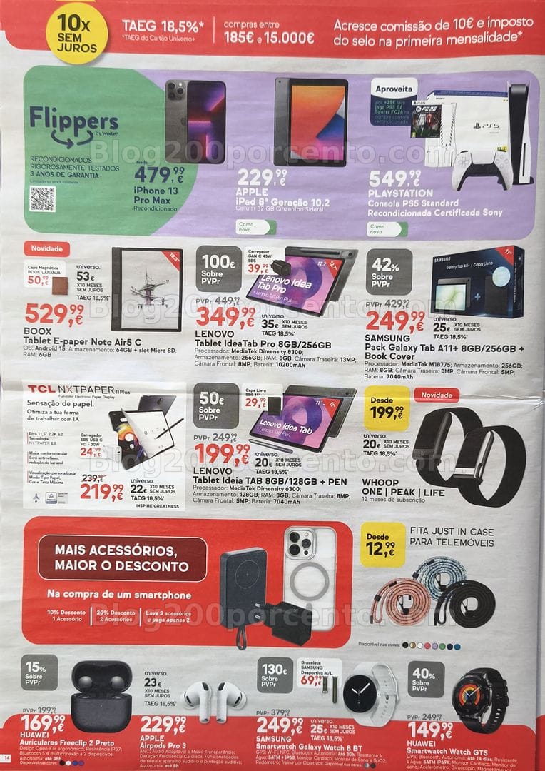 Antevisão Folheto WORTEN Promoções de 1 a 13 julho