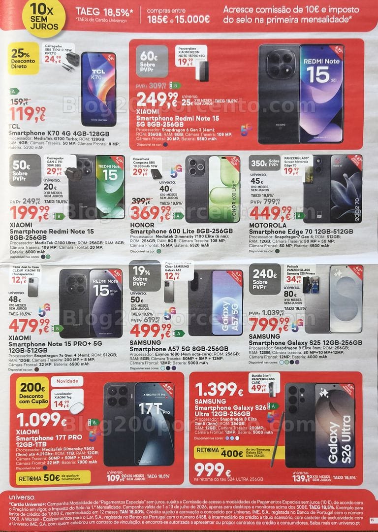 Antevisão Folheto WORTEN Promoções de 1 a 13 julho