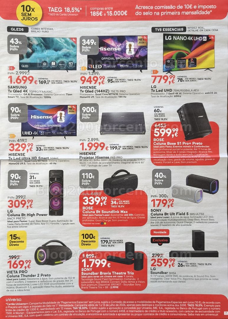 Antevisão Folheto WORTEN Promoções de 1 a 13 julho