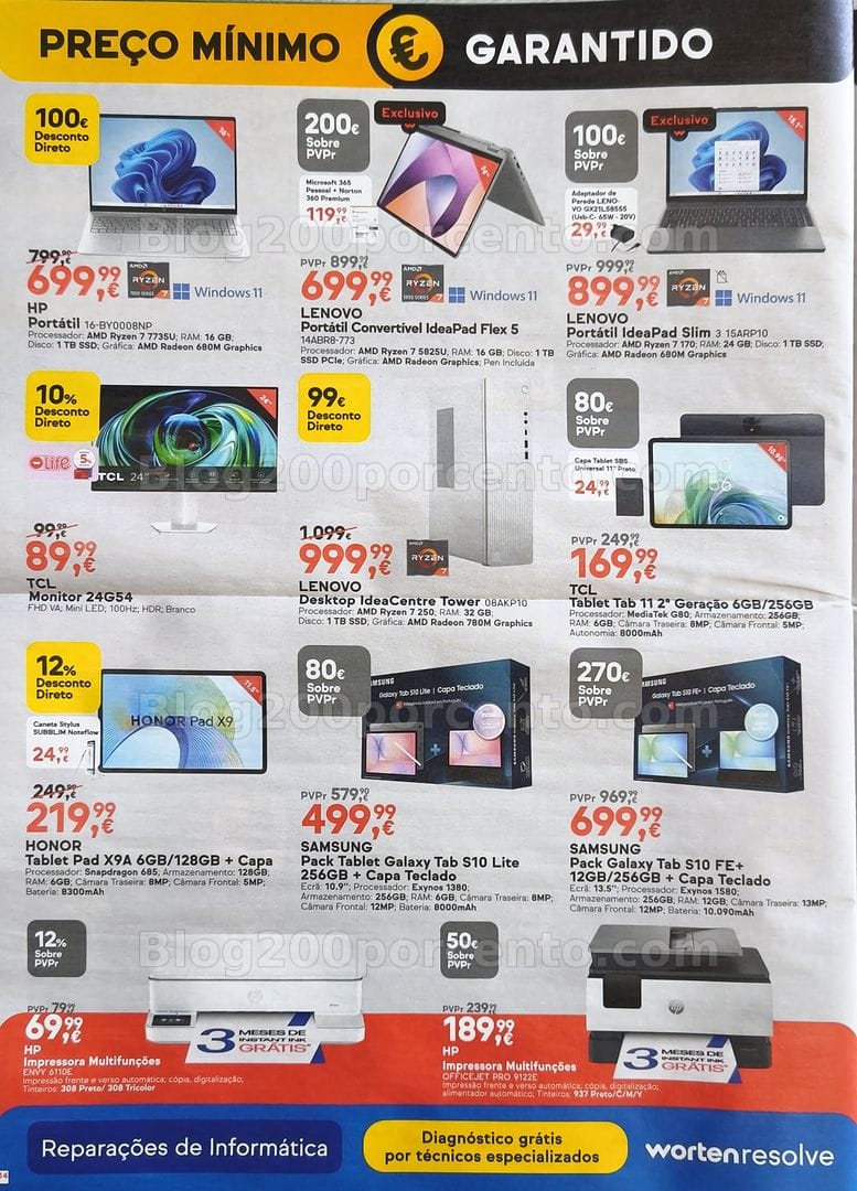 Antevisão Folheto WORTEN Promoções de 14 a 27 julho