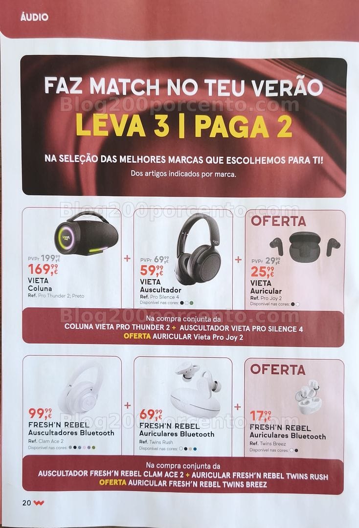 Antevisão Folheto WORTEN Especial Áudio Promoções de 14 julho a 10 agosto