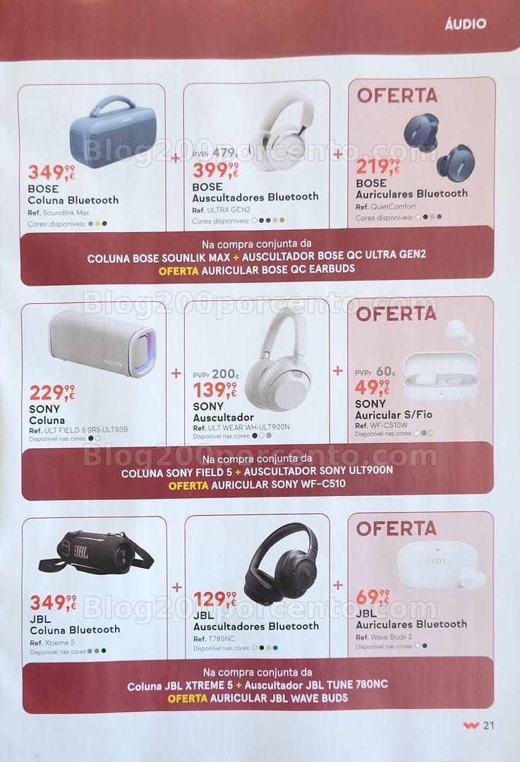Antevisão Folheto WORTEN Especial Áudio Promoções de 14 julho a 10 agosto