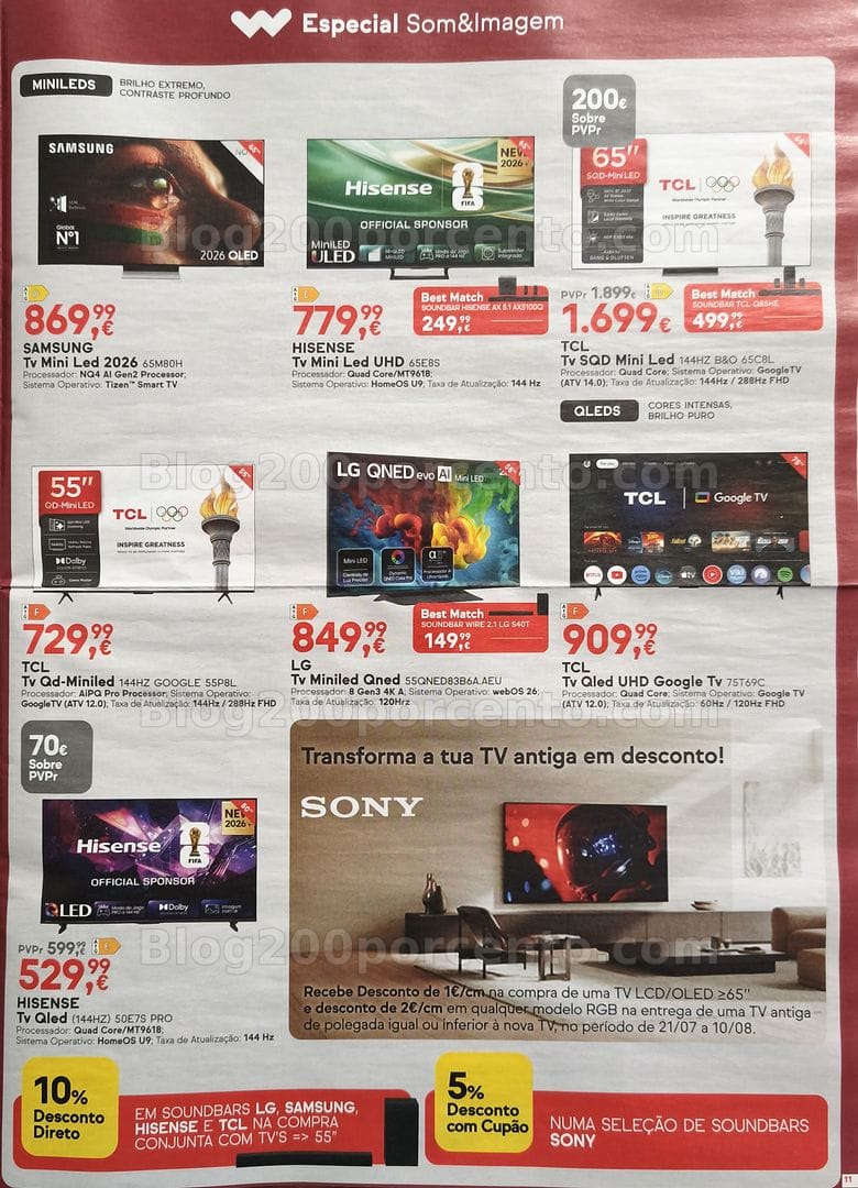 Antevisão Folheto WORTEN Promoções de 28 julho a 4 agosto