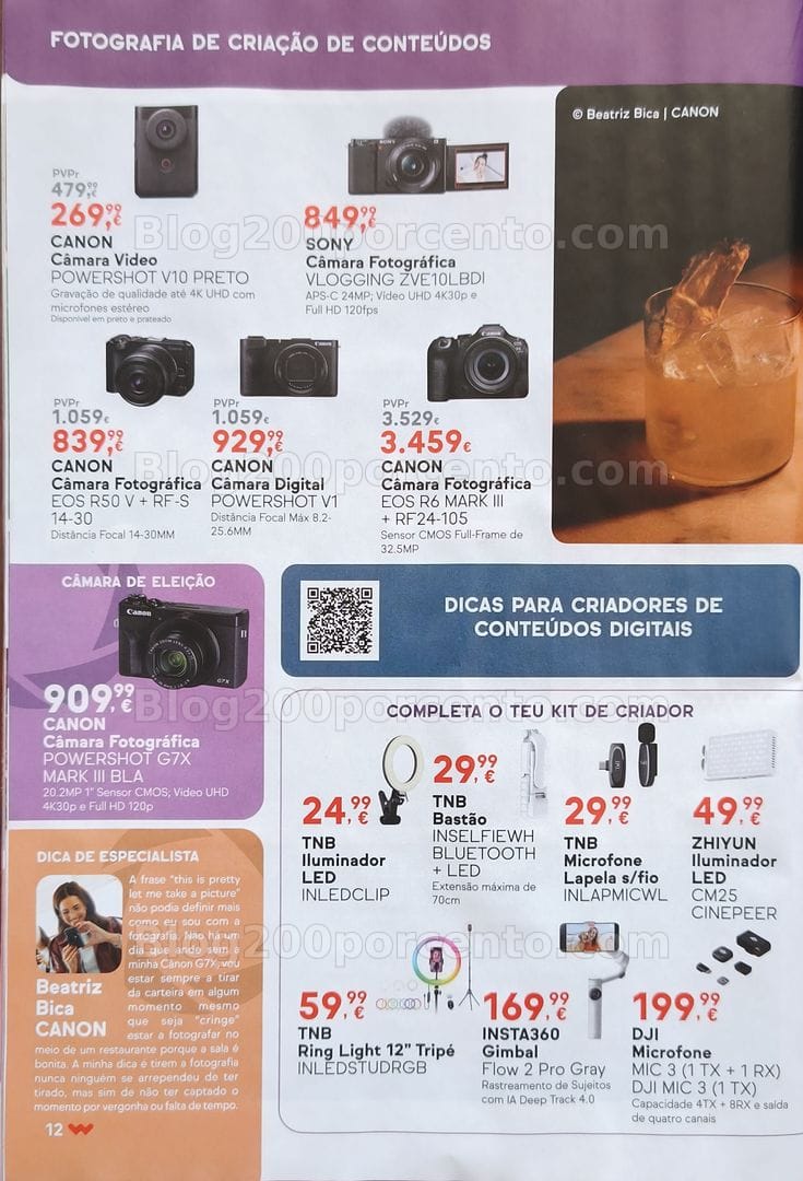 Antevisão Folheto WORTEN Especial Fotografia Promoções até 3 agosto