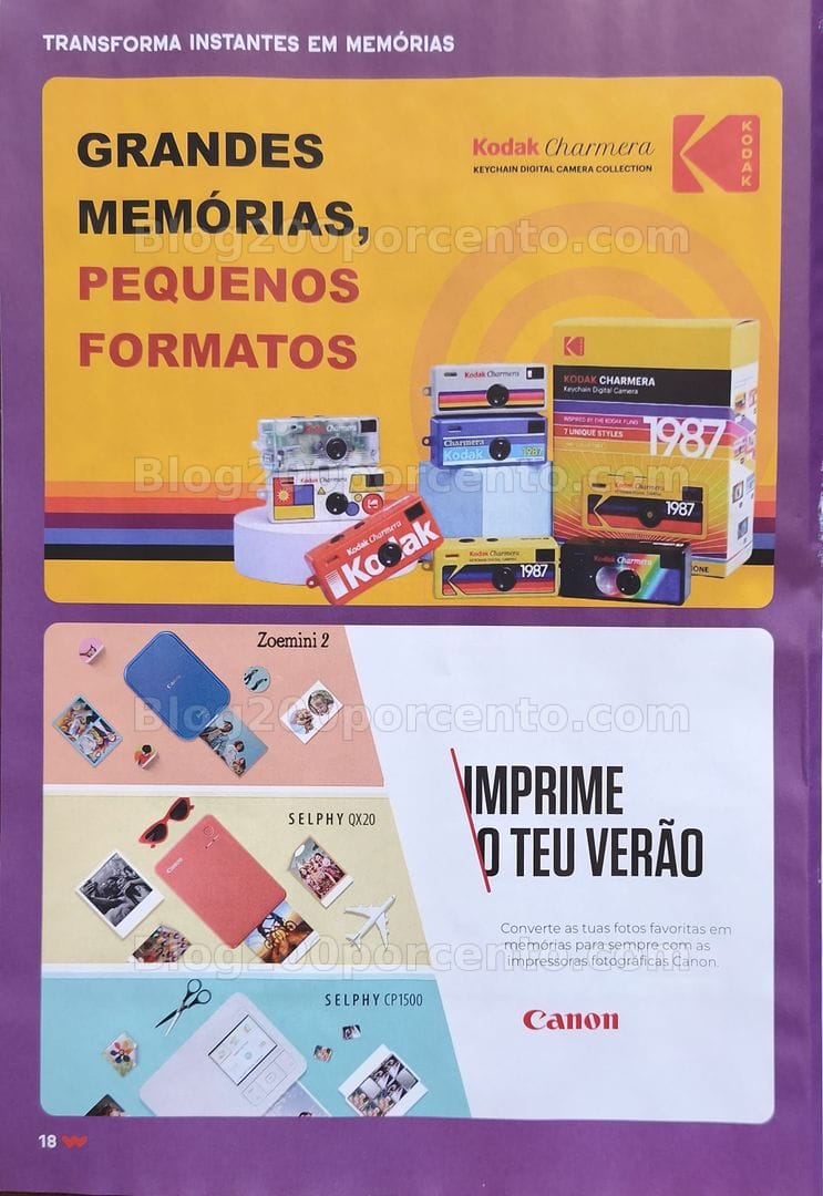 Antevisão Folheto WORTEN Especial Fotografia Promoções até 3 agosto