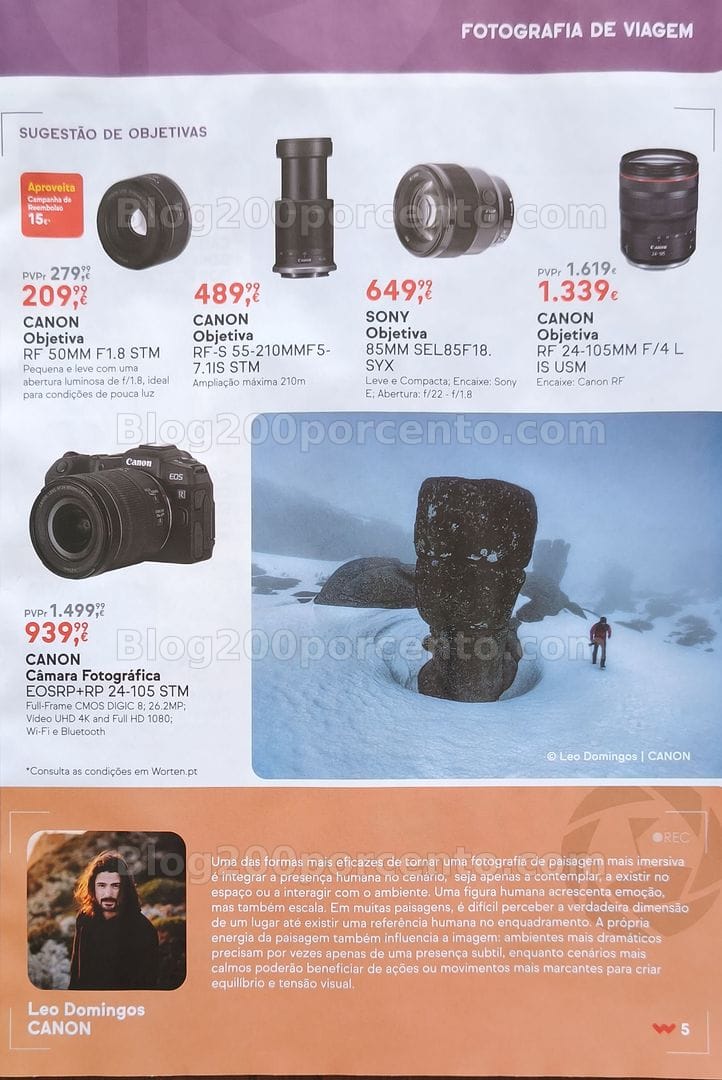 Antevisão Folheto WORTEN Especial Fotografia Promoções até 3 agosto