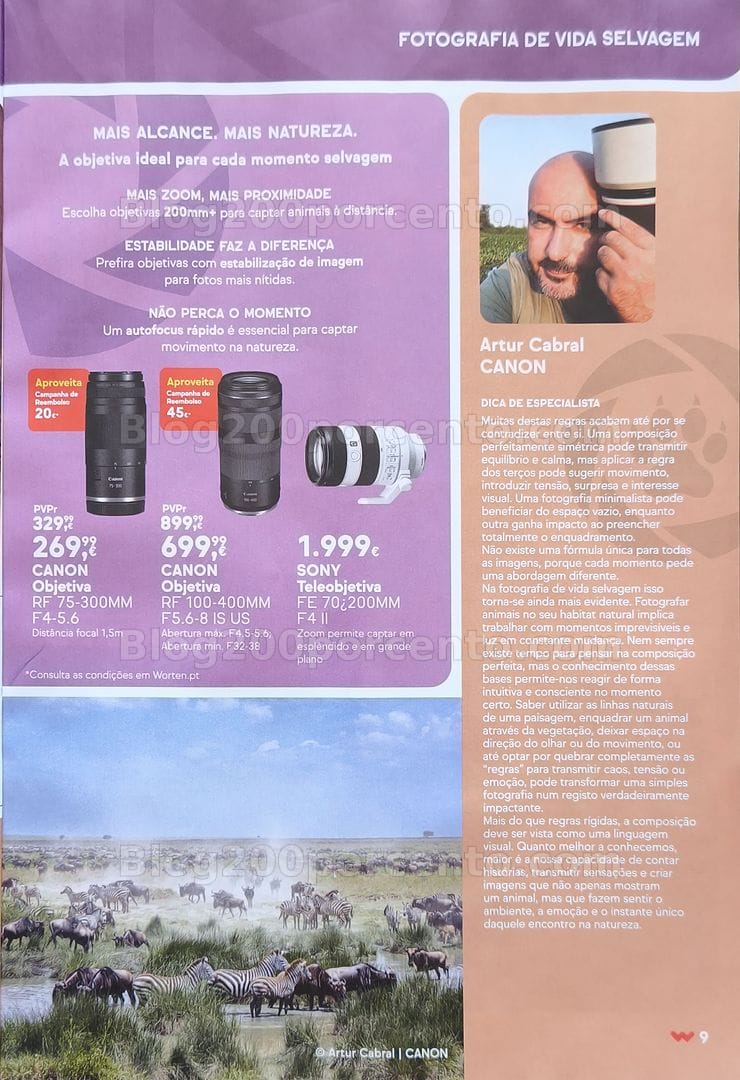 Antevisão Folheto WORTEN Especial Fotografia Promoções até 3 agosto