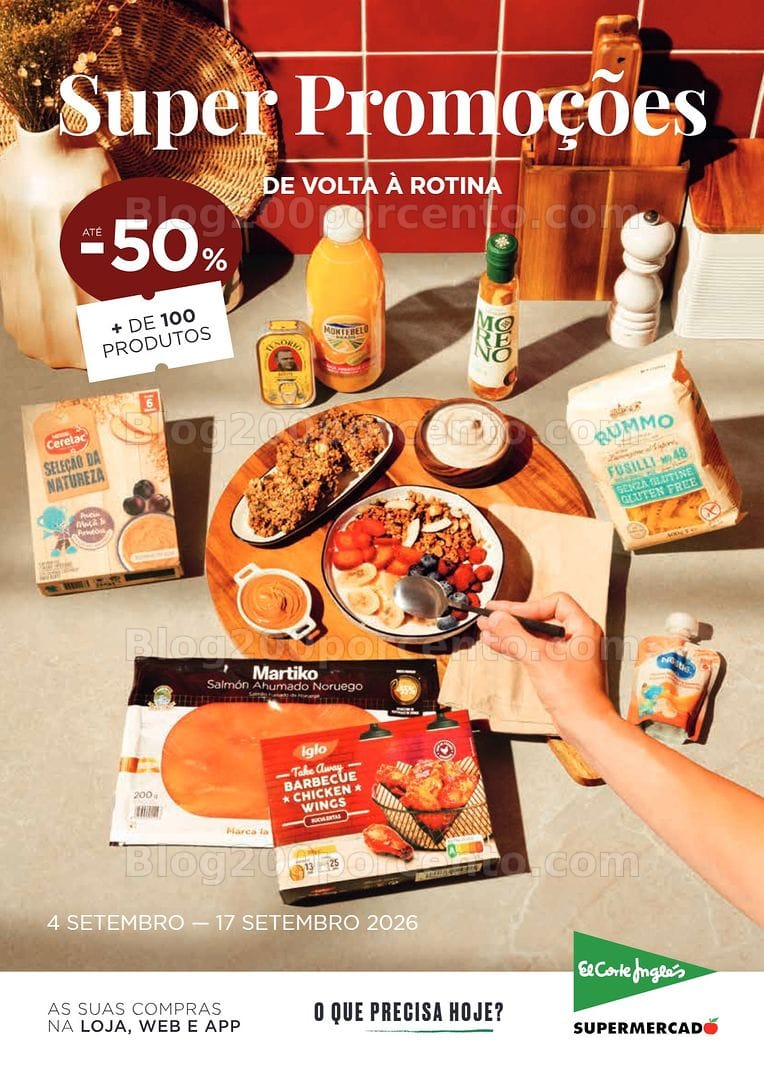 Antevisão Folheto EL CORTE INGLÉS Promoções de 4 a 17 setembro