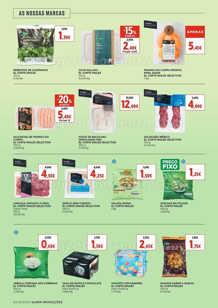Antevisão Folheto EL CORTE INGLÉS Promoções de 7 a 20 agosto