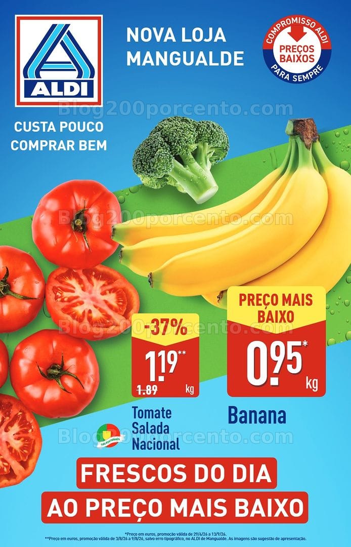 Antevisão Folheto ALDI Especial Abertura Mangualde - Promoções de 3 a 9 agosto