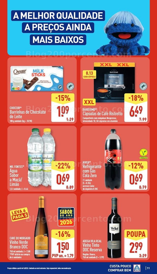 Antevisão Folheto ALDI Saldos Abertura Promoções de 14 a 21 agosto