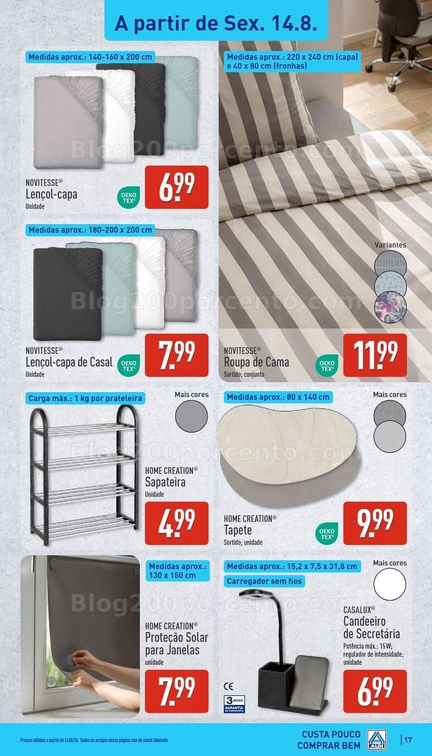 Antevisão Folheto ALDI Saldos Abertura Promoções de 14 a 21 agosto