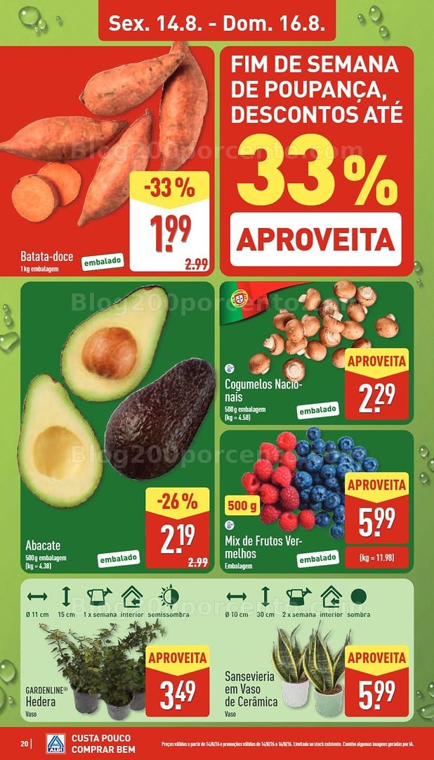 Antevisão Folheto ALDI Saldos Abertura Promoções de 14 a 21 agosto