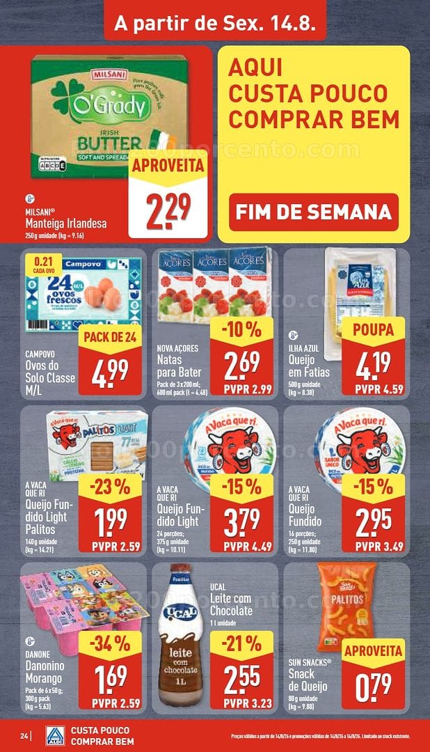 Antevisão Folheto ALDI Saldos Abertura Promoções de 14 a 21 agosto