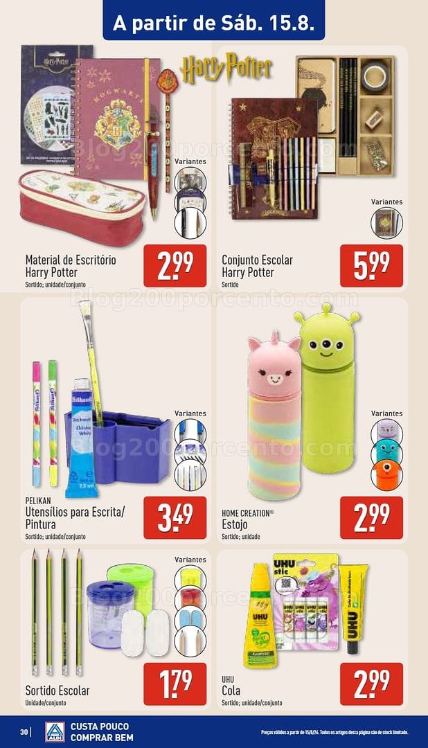 Antevisão Folheto ALDI Saldos Abertura Promoções de 14 a 21 agosto