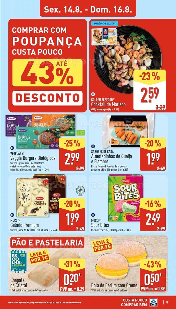 Antevisão Folheto ALDI Saldos Abertura Promoções de 14 a 21 agosto