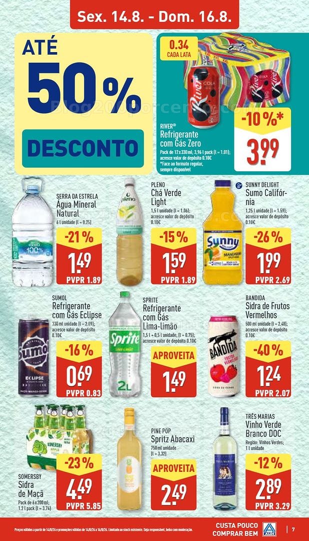 Antevisão Folheto ALDI Saldos Abertura Promoções de 14 a 21 agosto