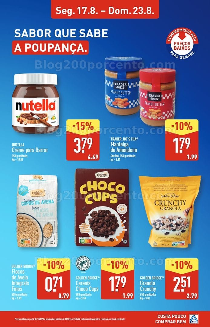 Antevisão Folheto ALDI Especial Aberturas - 17 a 23 agosto - Mangualde
