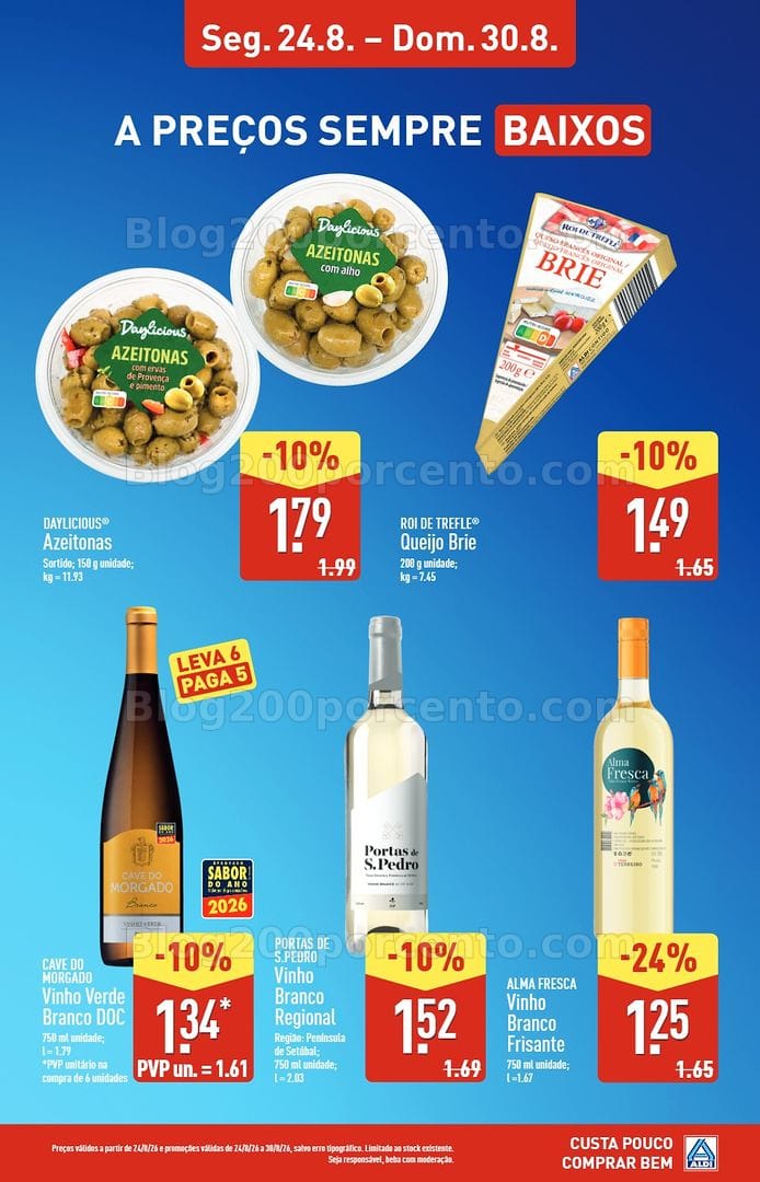 Antevisão Folheto ALDI Aberturas Mangualde Promoções Extra de 24 a 30 agosto