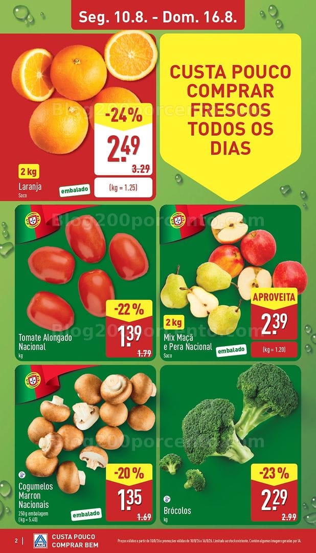 Antevisão Folheto ALDI Promoções de 10 a 16 agosto