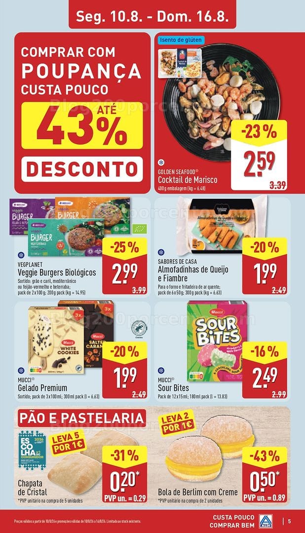 Antevisão Folheto ALDI Promoções de 10 a 16 agosto