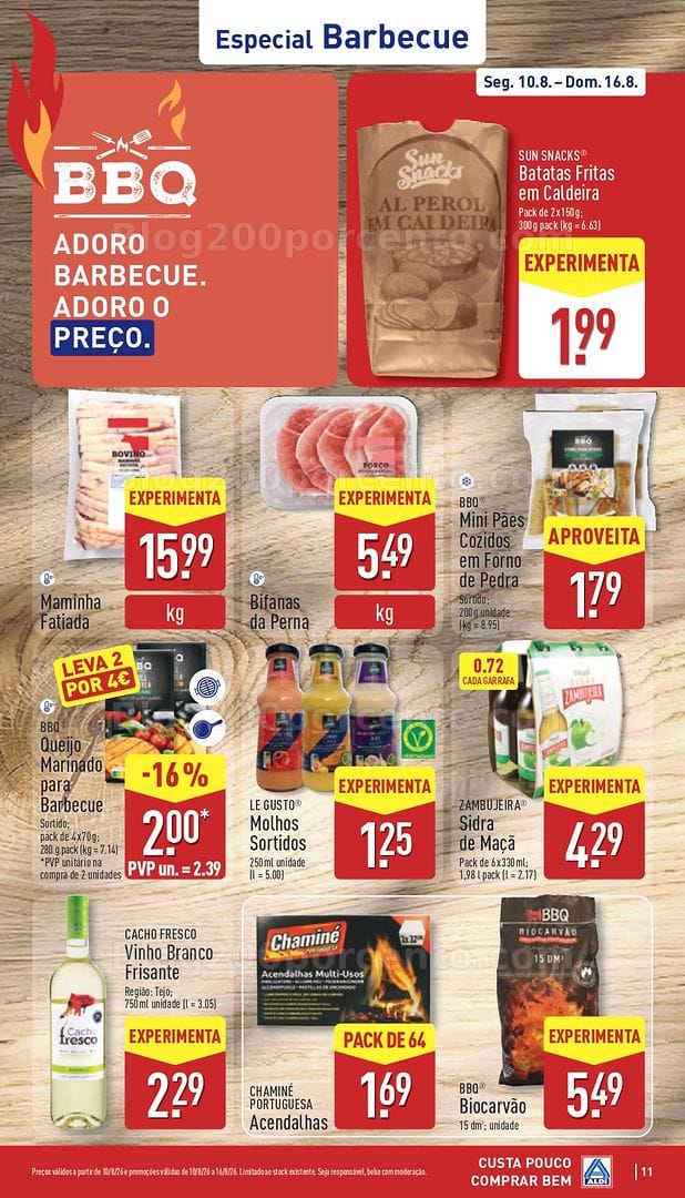 Antevisão Folheto ALDI Promoções de 10 a 16 agosto