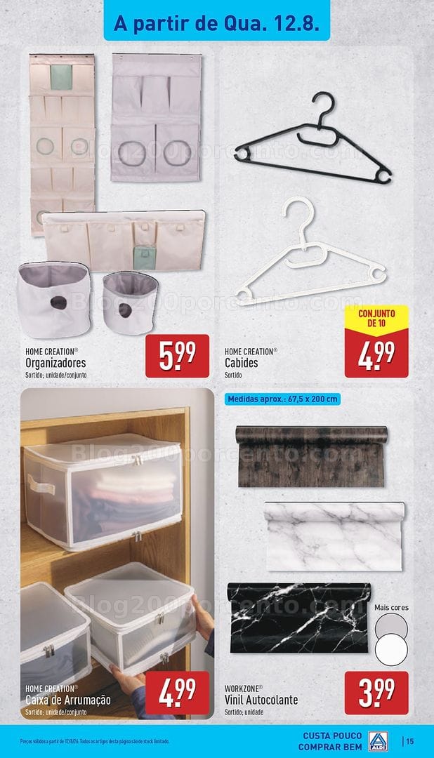 Antevisão Folheto ALDI Promoções de 10 a 16 agosto
