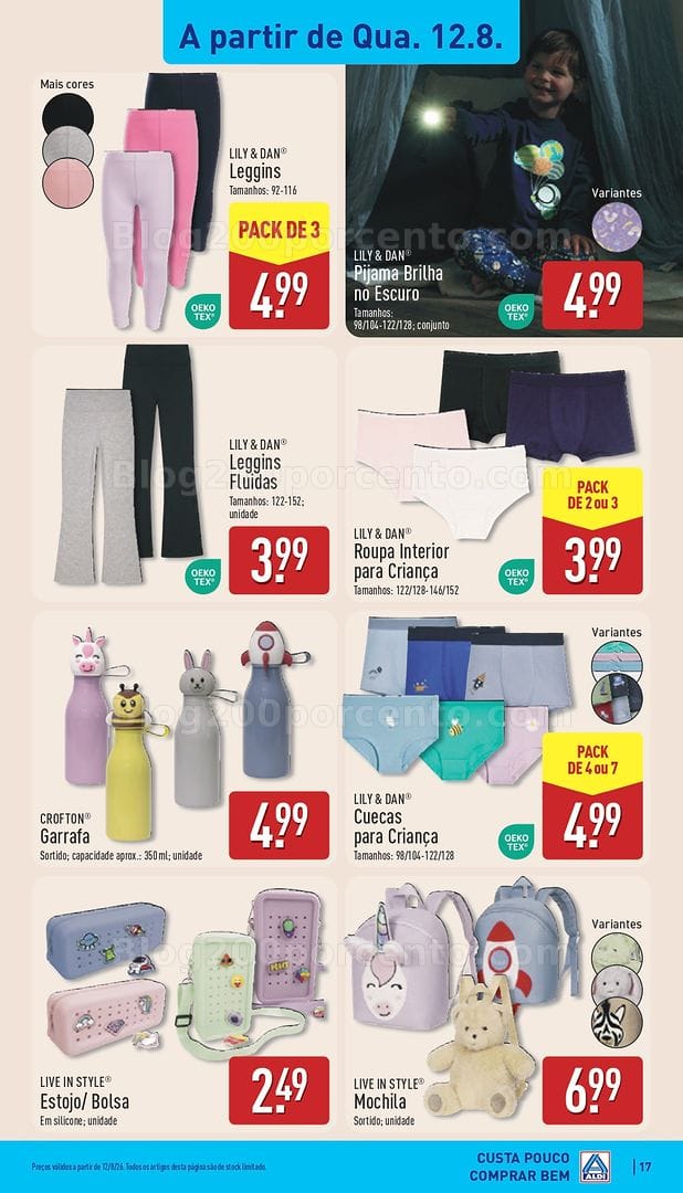 Antevisão Folheto ALDI Promoções de 10 a 16 agosto