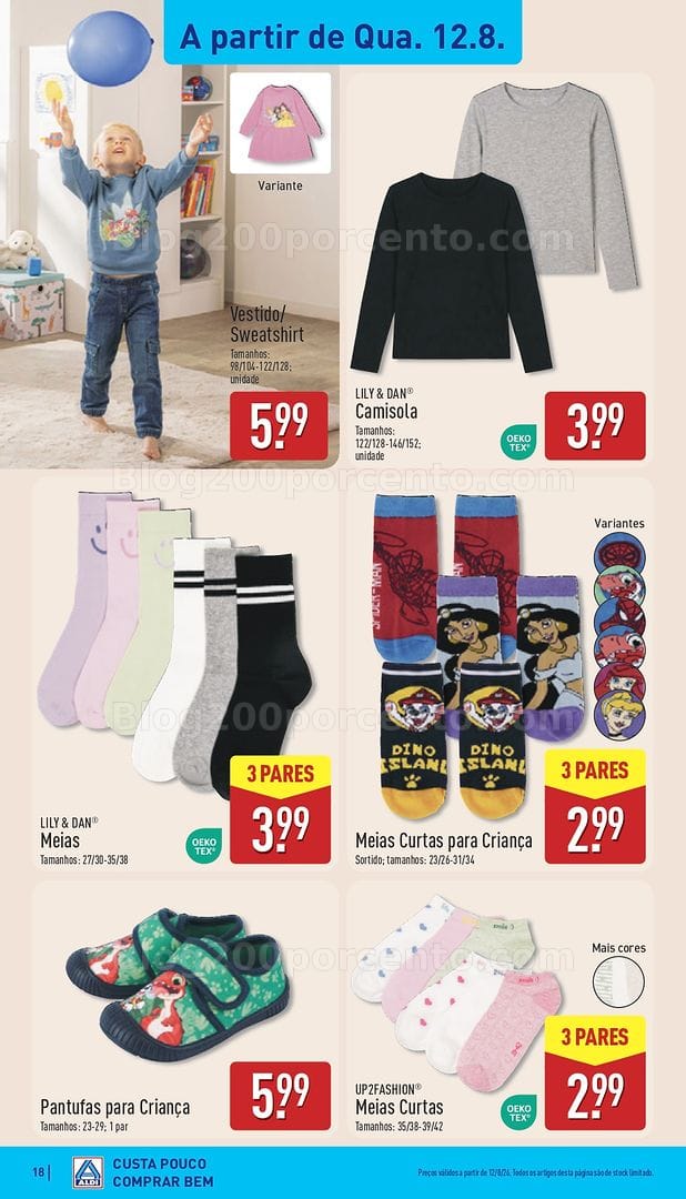 Antevisão Folheto ALDI Promoções de 10 a 16 agosto