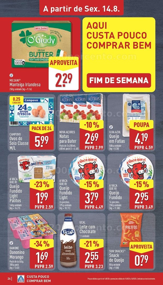 Antevisão Folheto ALDI Promoções de 10 a 16 agosto