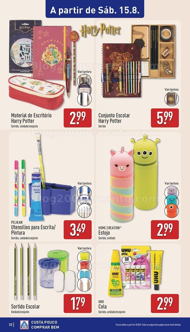 Antevisão Folheto ALDI Promoções de 10 a 16 agosto