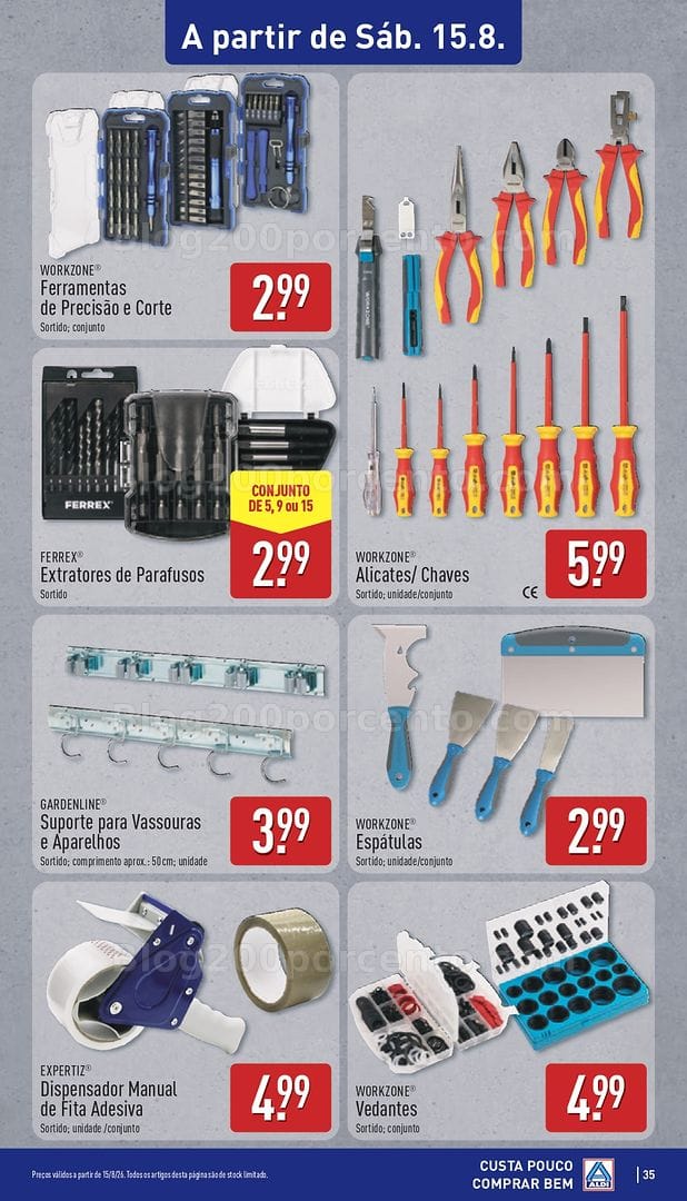 Antevisão Folheto ALDI Promoções de 10 a 16 agosto