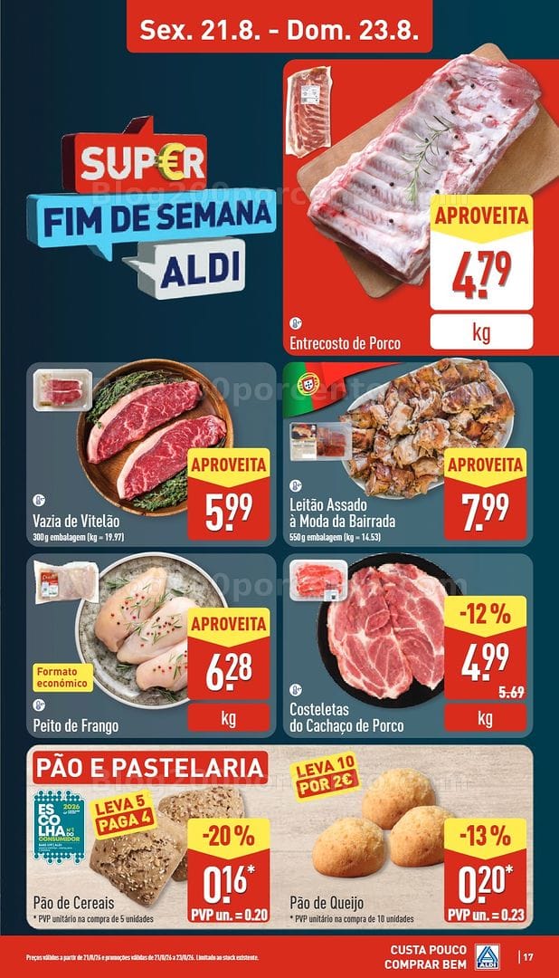 Antevisão Folheto ALDI Promoções de 17 a 23 agosto - Edição Digital