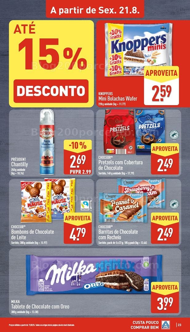 Antevisão Folheto ALDI Promoções de 17 a 23 agosto - Edição Digital
