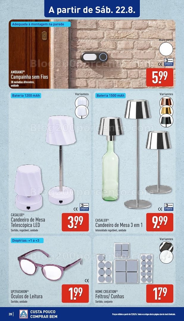 Antevisão Folheto ALDI Promoções de 17 a 23 agosto - Edição Digital