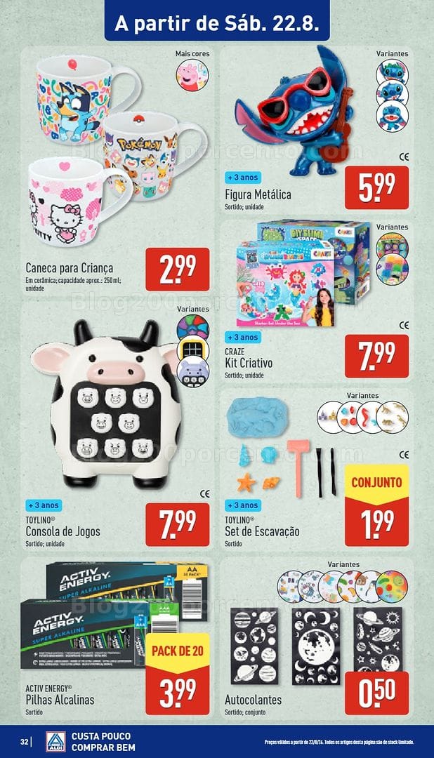 Antevisão Folheto ALDI Promoções de 17 a 23 agosto - Edição Digital