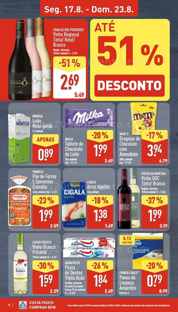 Antevisão Folheto ALDI Promoções de 17 a 23 agosto - Edição Digital
