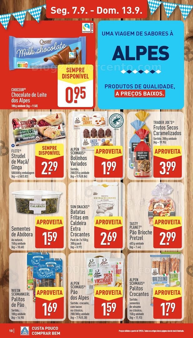 Antevisão Folheto ALDI Promoções de 7 a 13 setembro
