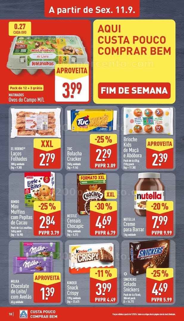 Antevisão Folheto ALDI Promoções de 7 a 13 setembro